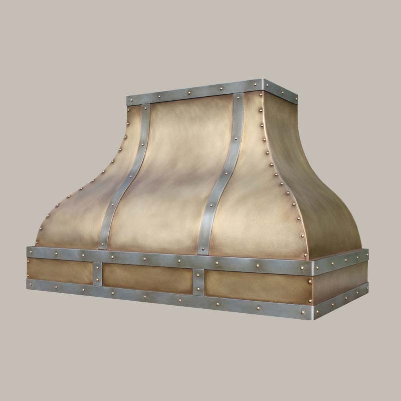 Traditional Brass Range Hood