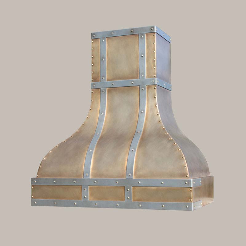 Traditional Brass Range Hood