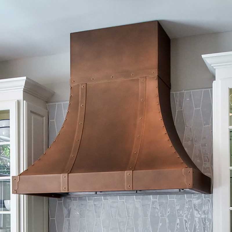 Traditional Copper Range Hood