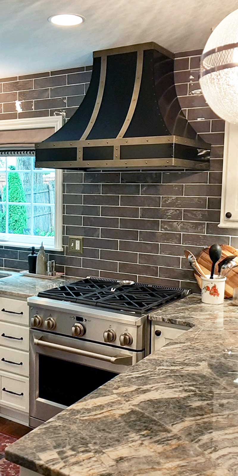 Traditional Powder Coated Range Hood