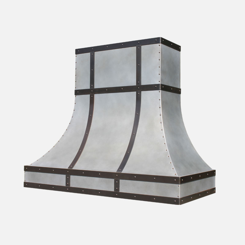 Traditional Zinc Range Hood