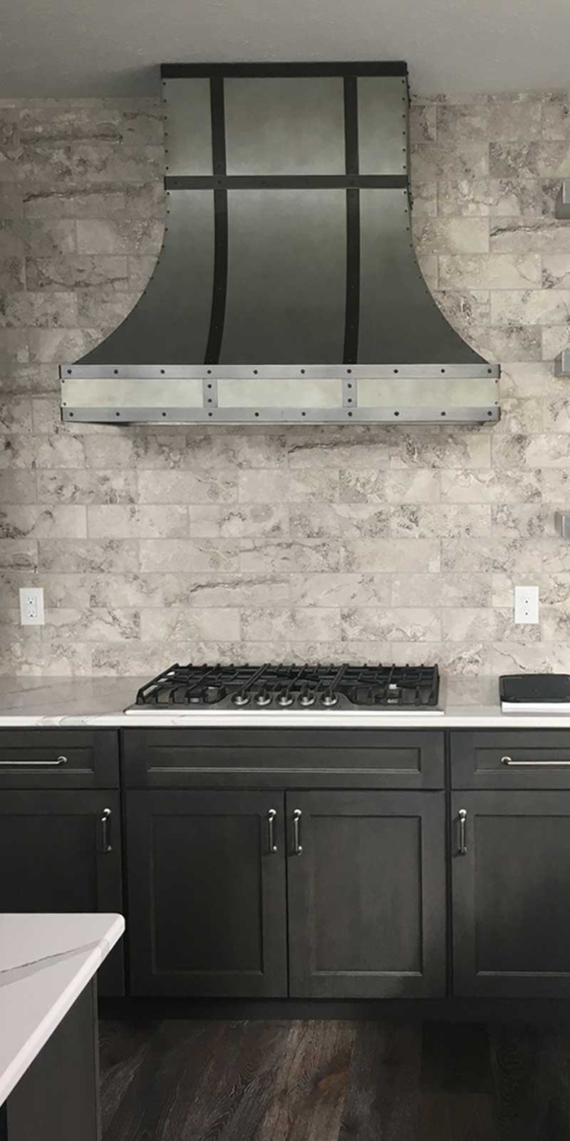 Traditional Zinc Range Hood